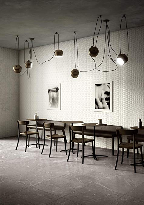 FANTASY Bianco Lux Struttura Prisma 3D rettificato 30X60 R57G